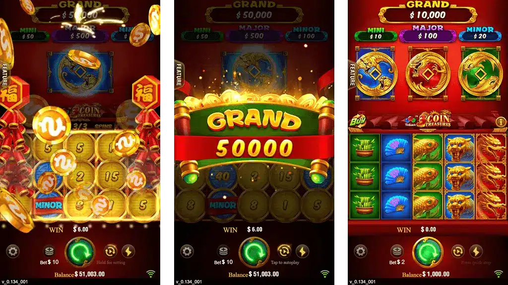 3 Coins 555Game Bonus
